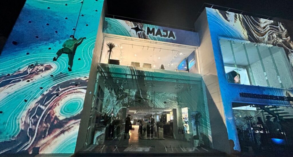 LA nueva sucursal de MAJA Sportswear en San Pedro promete llevar a los visitantes a icónicos paisajes del norte.