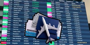 Con la llegada del fin de semana, la afluencia de pasajeros en el Aeropuerto Internacional de Monterrey se mantiene alta.