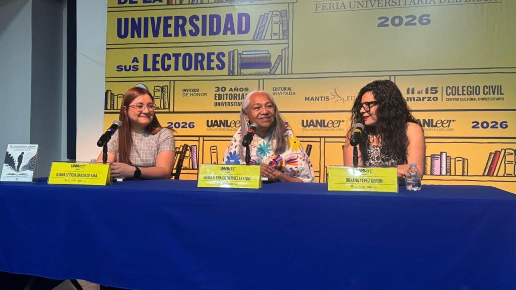 La presentación del libro en UANLeer 2026 reunió a especialistas que compartieron su visión sobre el conocimiento académico.