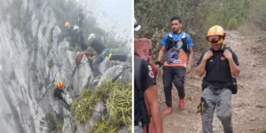 Protección Civil del Estado atendió a dos personas lesionadas en las montañas de Nuevo León durante el reciente fin de semana.