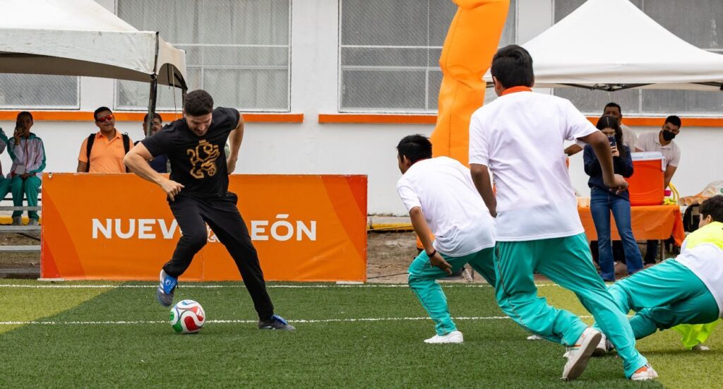 El Gobierno del Estado apoya el desarrollo deportivo con la inauguración de la cancha 454 a pocos meses de la Copa Mundial.
