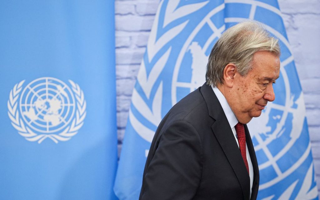 El secretario general de la ONU, Antonio Guterres, advierte sobre los efectos devastadores de El Niño en el cambio climático.