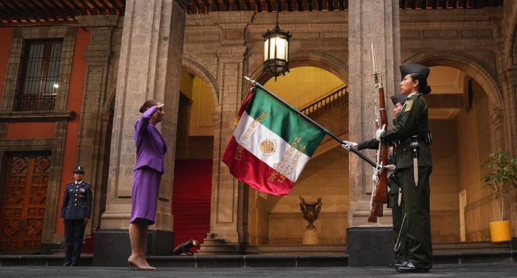 La mandataria Sheinbaum defiende un México unido que busca el diálogo sin subordinación hacia otras naciones.