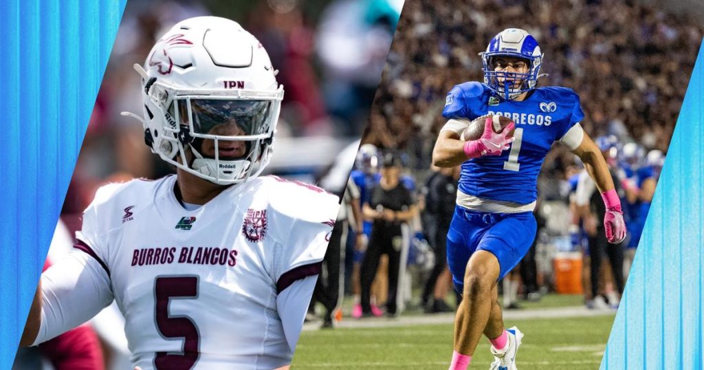 Descubre cómo y dónde ver el duelo crucial entre Burros Blancos y Borregos Monterrey en la ONEFA.