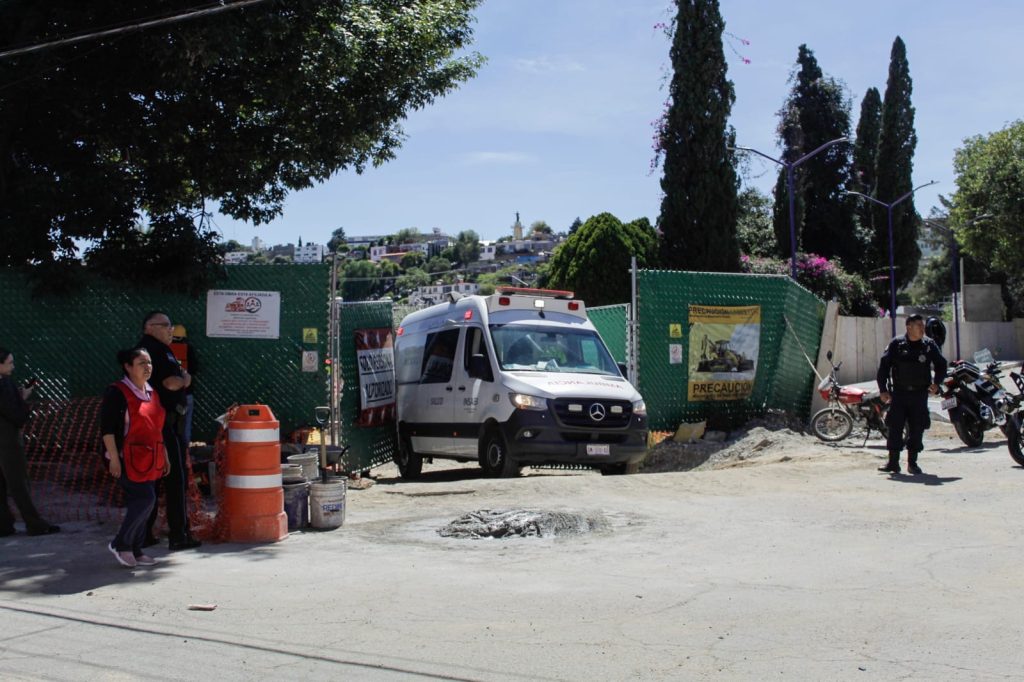 El Gobierno de Tlaxcala acompaña a familiares tras el trágico fallecimiento de un trabajador en la construcción de la Ciudad de la Inclusión.